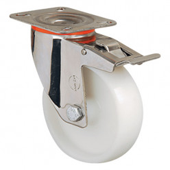 Колесо нейлоновое EM01 ZKZ 80 F (INOX) Колесо нейлоновое EM01 ZKZ 80 F (INOX)