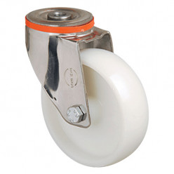 Колесо нейлоновое EM04 ZKZ 200 (INOX) Колесо нейлоновое EM04 ZKZ 200 (INOX)
