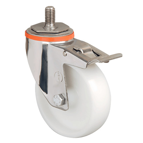 Колесо нейлоновое EM05 ZKZ 100 F (INOX) Колесо нейлоновое EM05 ZKZ 100 F (INOX)