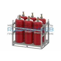 Контейнер для 6 пропановых газовых баллонов КГБ-06П Контейнер для 6 пропановых газовых баллонов КГБ-06П
