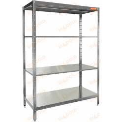 Стеллаж нержавеющий кухонный HICOLD НСК-8/4 Стеллаж нержавеющий кухонный HICOLD НСК-8/4