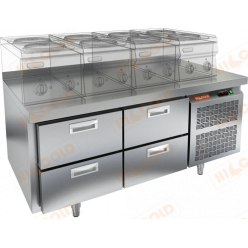 Стол охлаждаемый под тепловое оборудование HICOLD GN 22/TN LT Стол охлаждаемый под тепловое оборудование HICOLD GN 22/TN LT